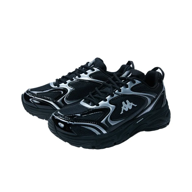 Kappa Low Top Chunky Sneakers Unisex Black-2