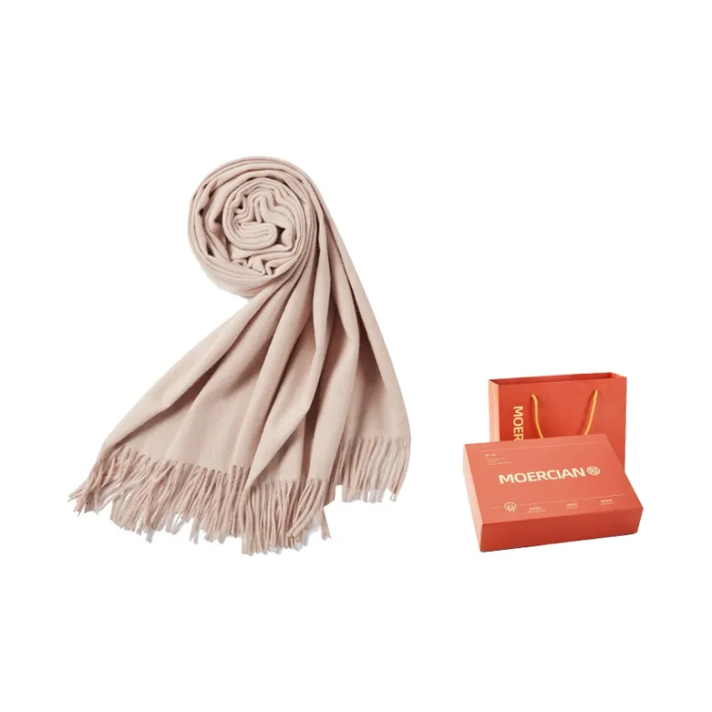 MOERCIAN 100% Sheep Wool Knit Scarves Women's-4