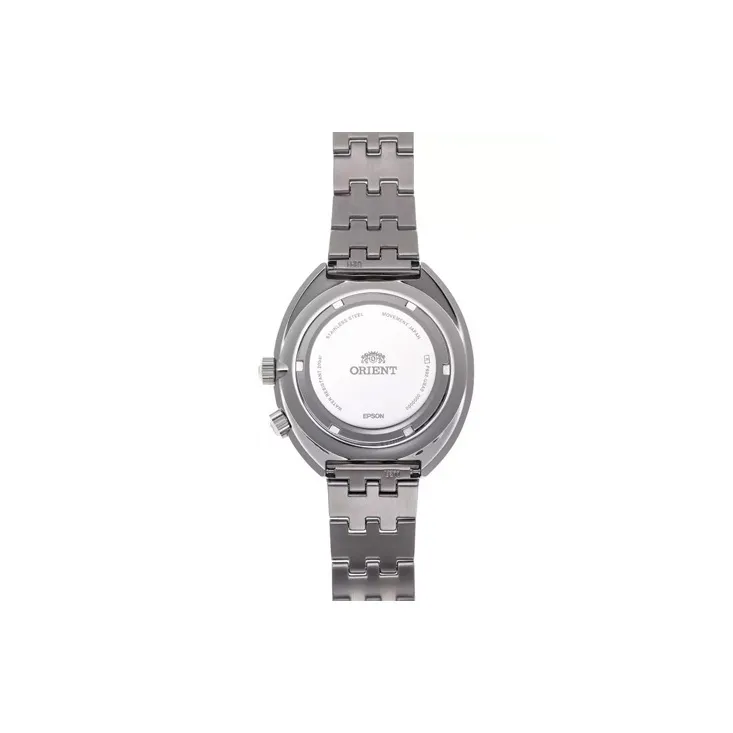 ORIENT Automatic Mechanical Movement Stainless Steel Strap Watch 44*14mm Men's Watches Black Dial RA AA0E05B19B-3