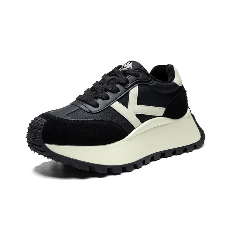 Kappa Slip Resistant, Abrasion Resistant, Height Adjustable, Thermal Low Top Casual Shoes Women's Black-2