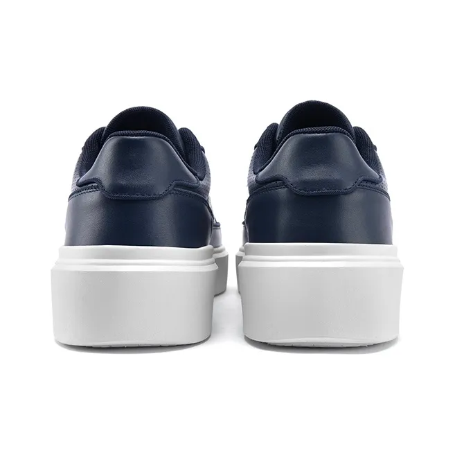 WALK SOUL Anti-Slip Wear-Resistant Breathable Moisture-Wicking Low-Top Skateboard Shoes Men's Black White Dark Blue-18