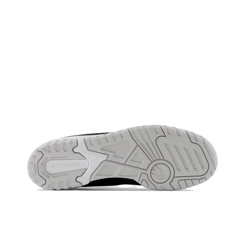 New Balance 550 Suede Perforated Leather Black White-5