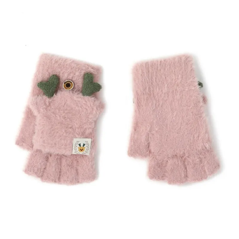 FREE RABBITⅡ Plush Warm Half Sleeve Set Unisex-1