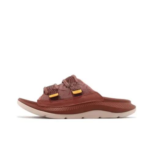 HOKA ONE ONE Ora Recovery Slide 3 Tech Green Ora Luxe Recovery Slide 'Hot Sauce'