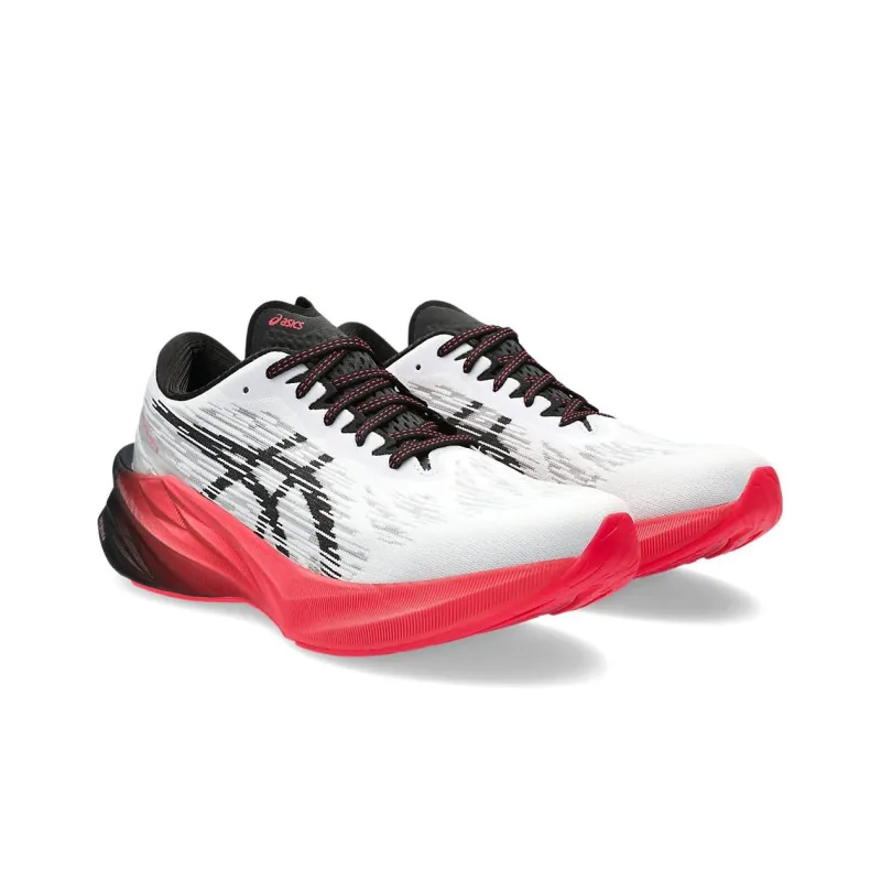 Asics Novablast 3 Wide 'White Black Electric Red'-2