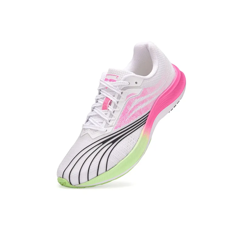 DO WIN Journey To The Second Generation New Color Scheme 2.0 Low Top Running Shoes Unisex White Pink-1