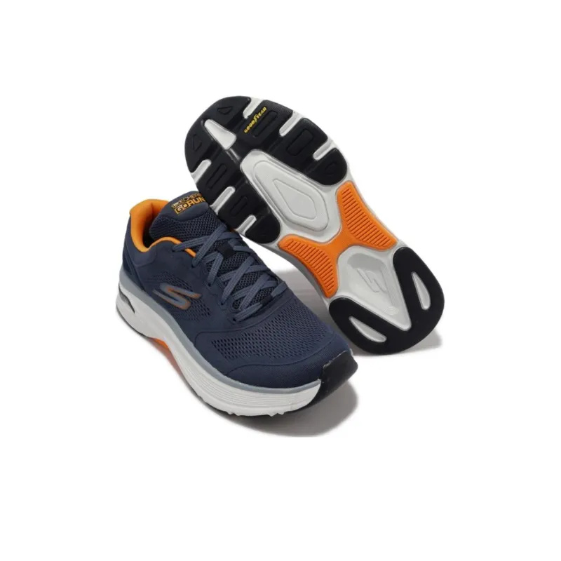 Skechers Max Cushioning Arch Fit 'Navy Orange'-2