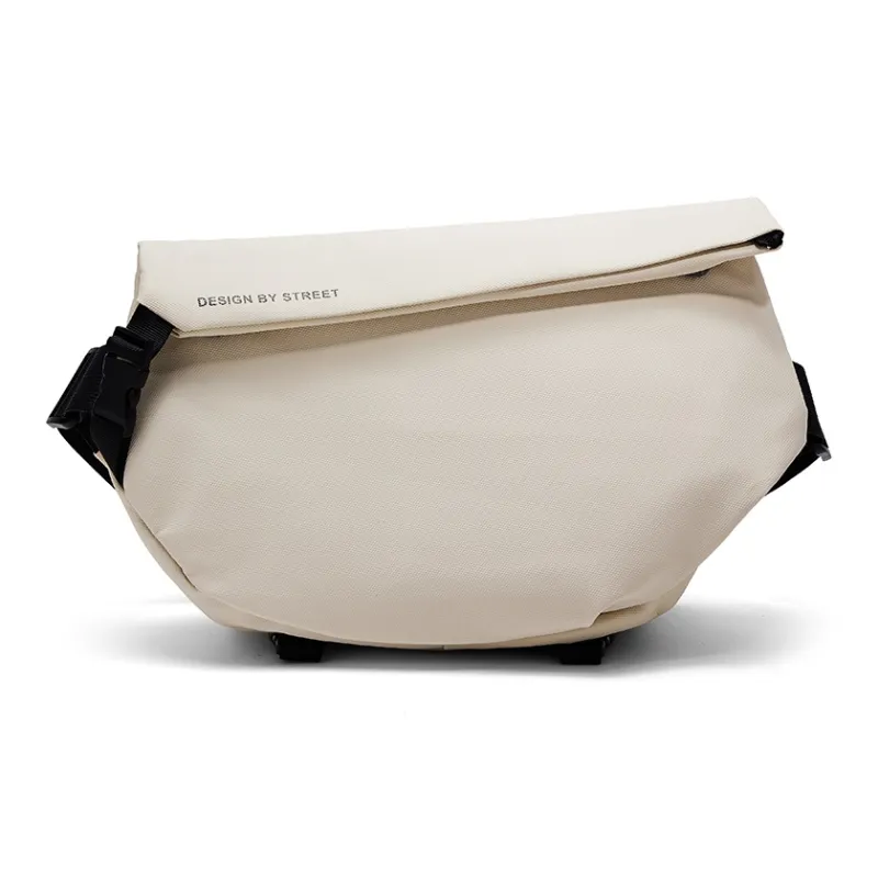 RIOREX Polyamide Messenger Bag Shoulder Bag Crossbody Bag Regular Unisex Black/Custard/Gray Black/Frosted Black-27