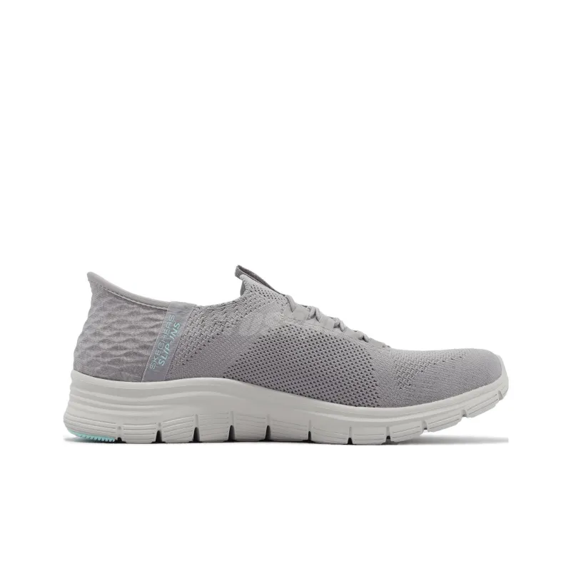 Skechers ARCH FIT VISTA Abrasion Resistant Breathable Low Top Casual Shoes Women's Gray-1