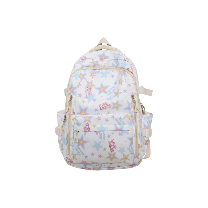 BALANG Nylon Backpack Regular Unisex Black/Purple/Pink/Green/Blue/White-12