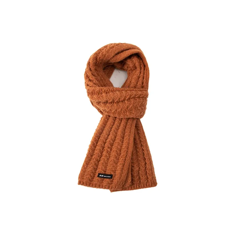 BAIJUAN Knit Scarves Unisex-1