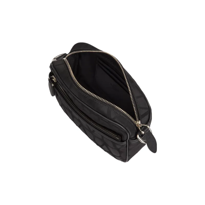 Valentino Calfskin Detail Crossbody Bag Shoulder Bag Men's Black-5
