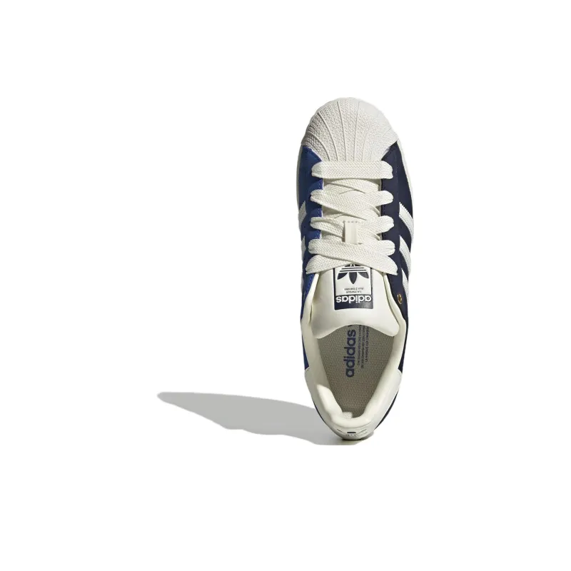 Adidas Superstar 'Night Indigo Gold Script' Women's-5