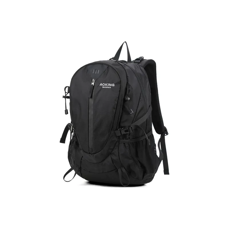 AOKING AK Polyester Backpack Medium Size Black/Yellow/Blue/Gray-3