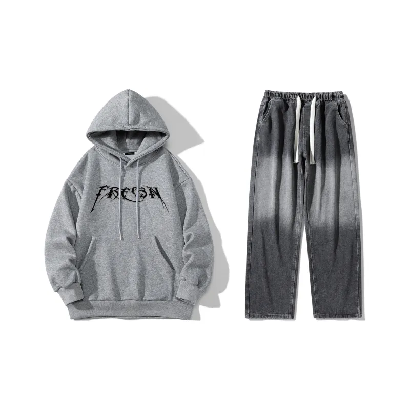 FREO3N Sweatshirt Sets Unisex-45