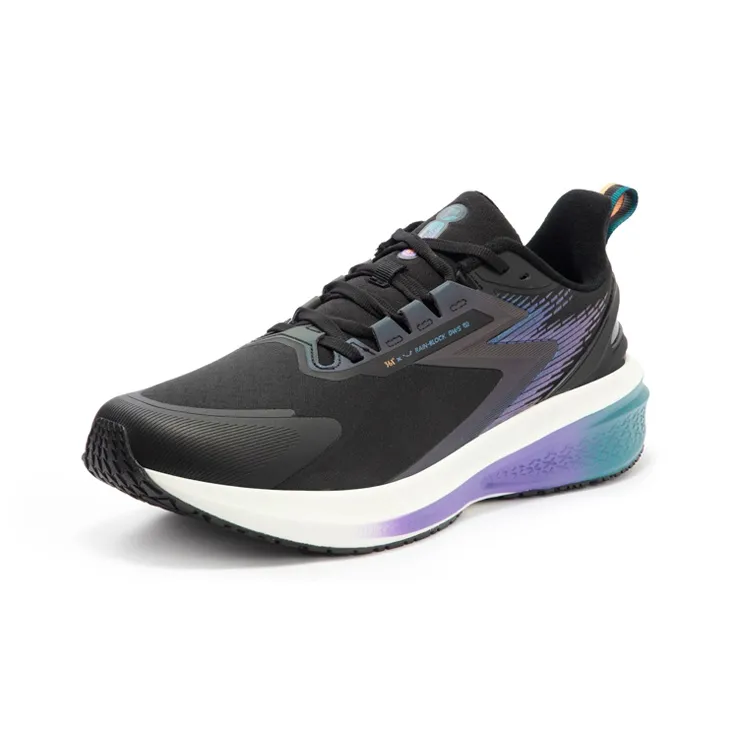 361° Rainy Day 7.0 Warm Cushioning Wear Resistant Water Resistant Low Top Running Shoes Men's Sea Cyan-1