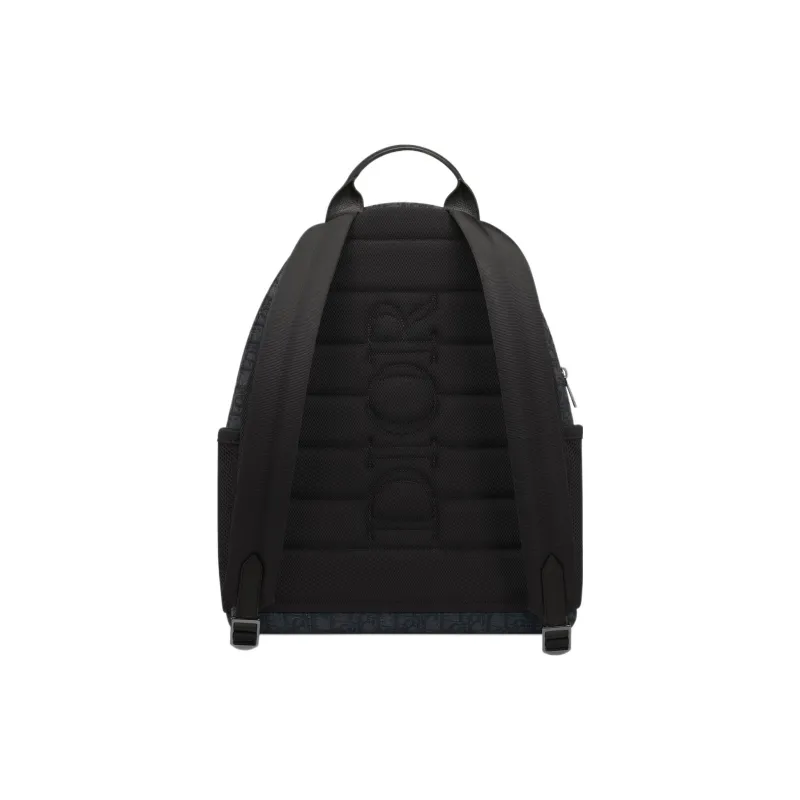 DIOR Fabric With Leather Backpack Regular Men's Black-2