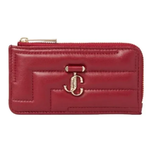 Jimmy Choo Leather Wallet Women's Red