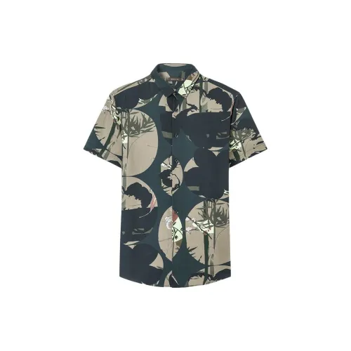 Wit Shirts Men Gray Green