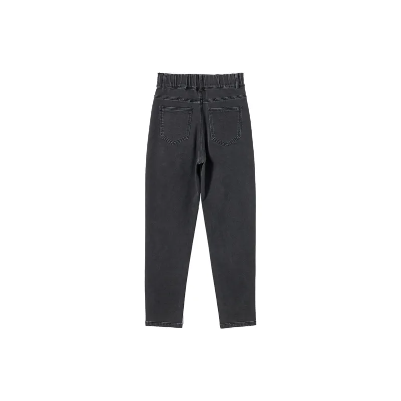 XIANGYING Jeans Women's Gray-1