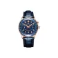 RGA9122-Rose Case Blue Dial Blue Strap