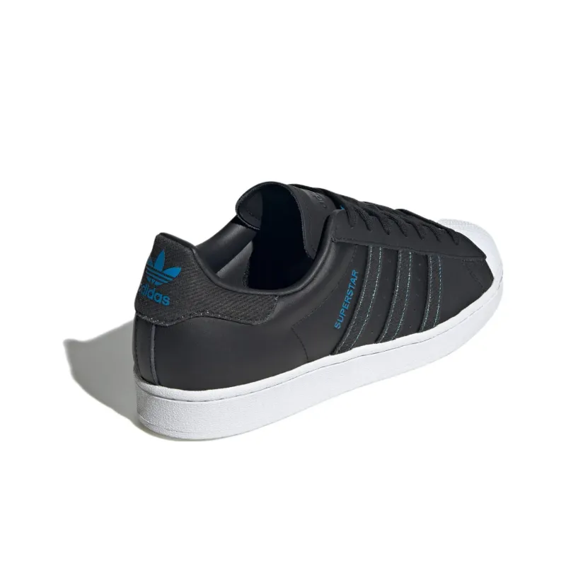 adidas originals Superstar Denim Pack - Black Bright Blue-3