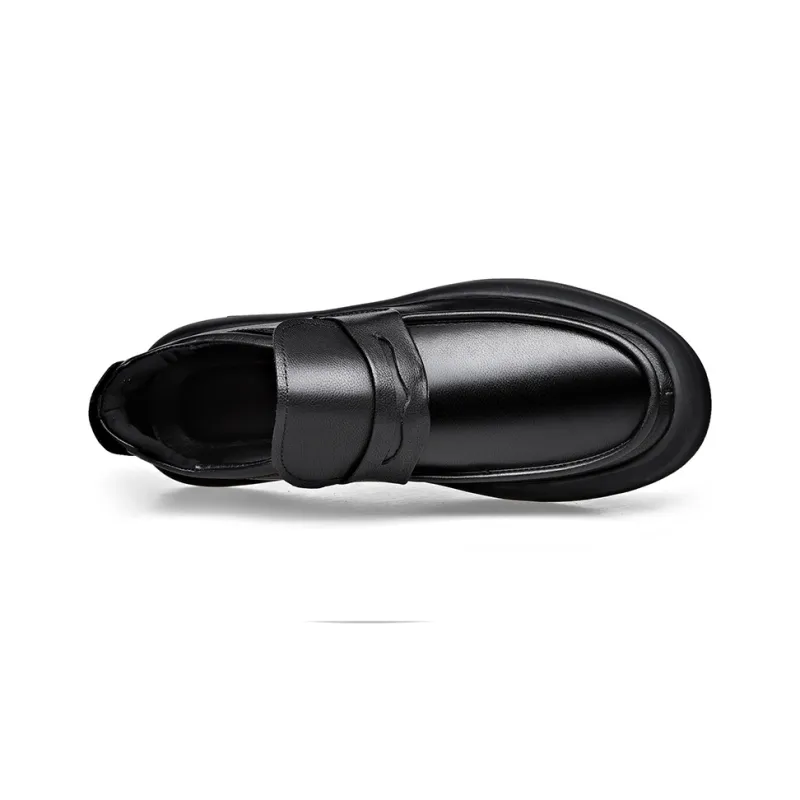 Romon Loafers Men Low Top Black-8