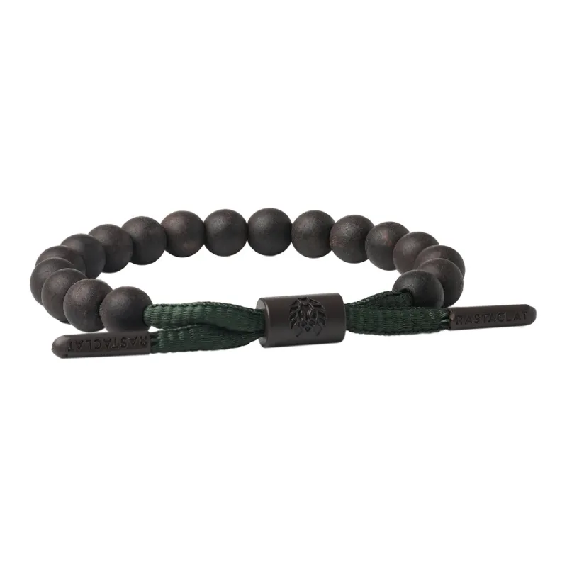 Rastaclat Ebony Small Lion Chinese Style Wooden Bracelet Unisex-0