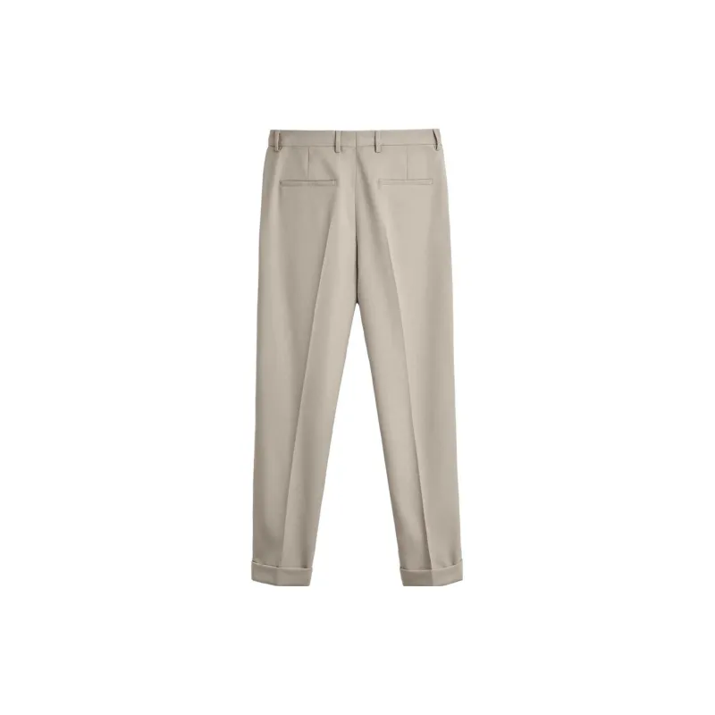 ZARA Suit Trousers Men Tan-1