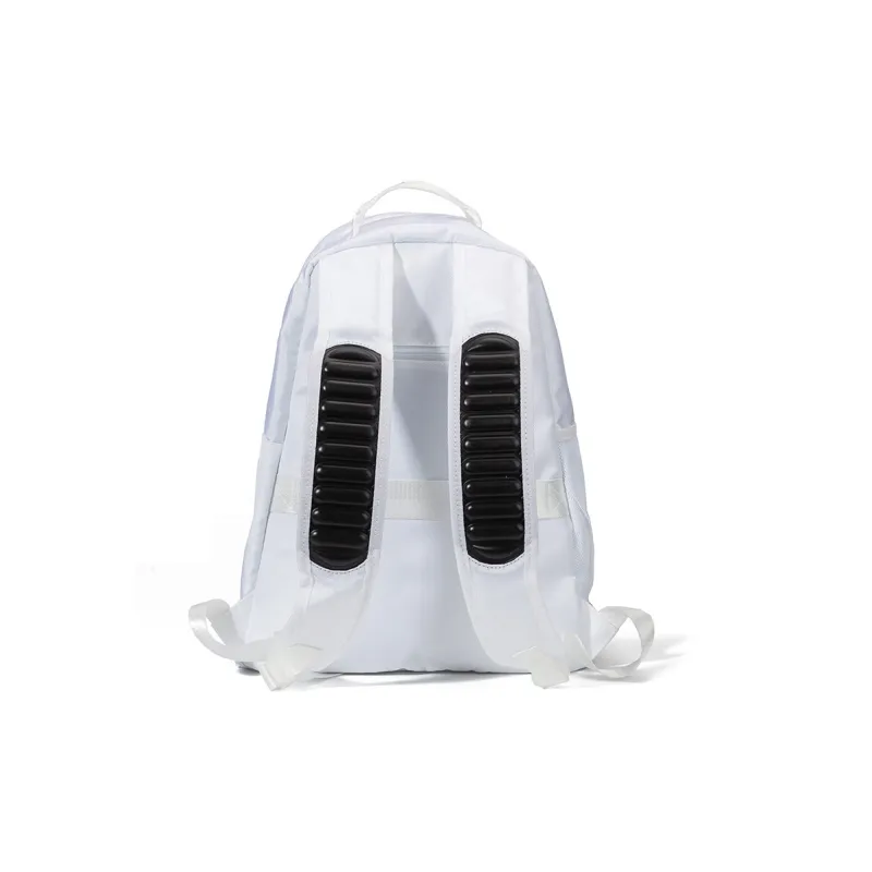 LOVERPUSS Polyester Backpack Regular Unisex Dazzling Color White-5