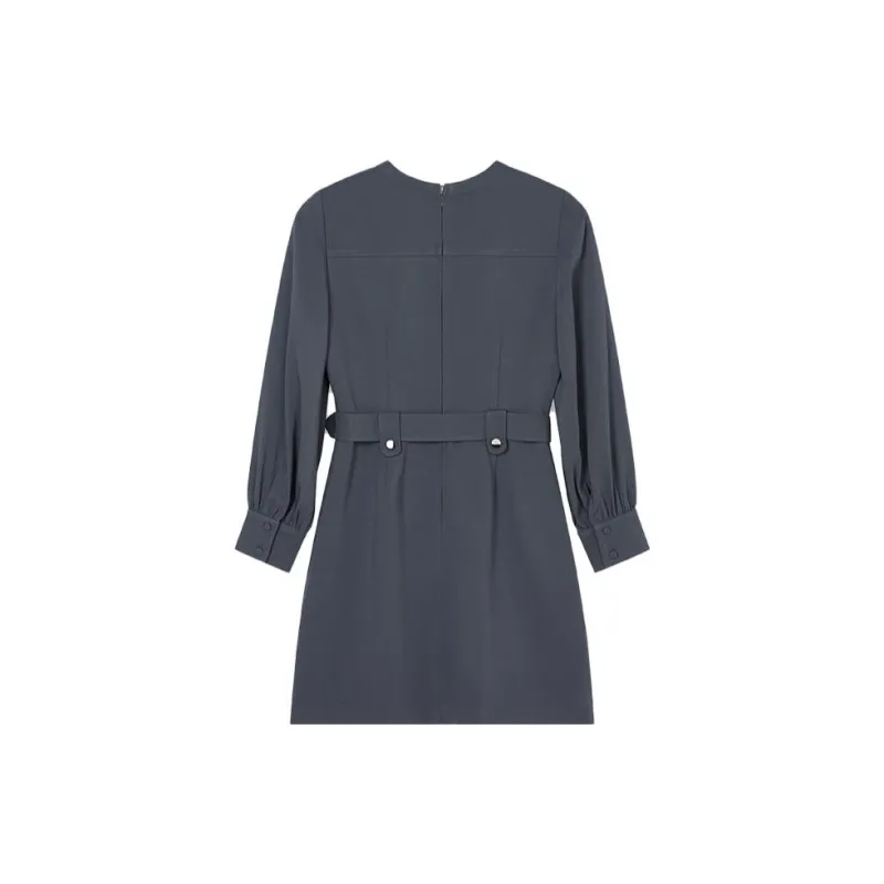 CLUB MONACO Long Sleeved Dresses Women's Marine Blue-1