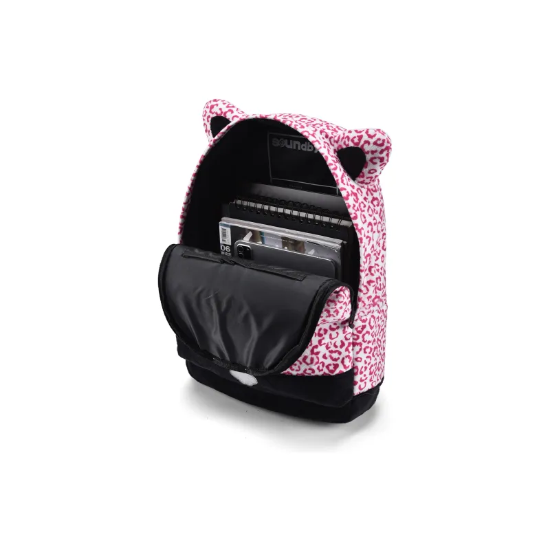 ONRF Polyester Laptop Bag Backpack Tubas Women's Rose Red-3