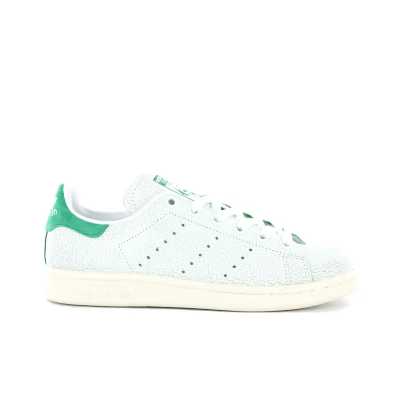 Adidas Stan Smith Low Top Skateboard Shoes Unisex White Green-1