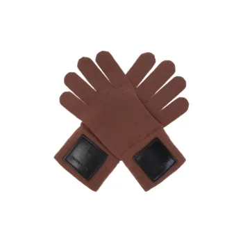 GIVENCHY Knit Gloves Men's Brown