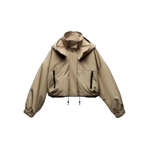 ZARA Jackets Women's Tan