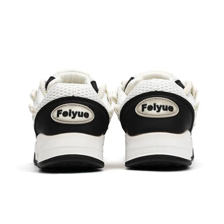 Dafu Leaps Forward Puffy Shoes Low Top Skateboard Shoes Women's White-3