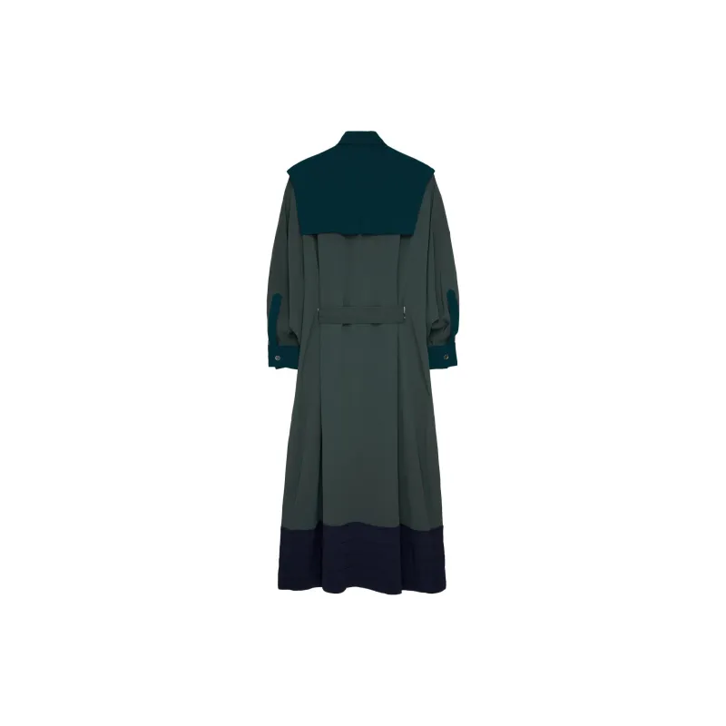 ZARA Long-Sleeved Dresses Women's Dark Green-1