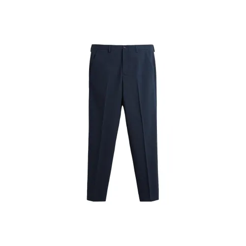 ZARA Suit Trousers Men Sea Blue