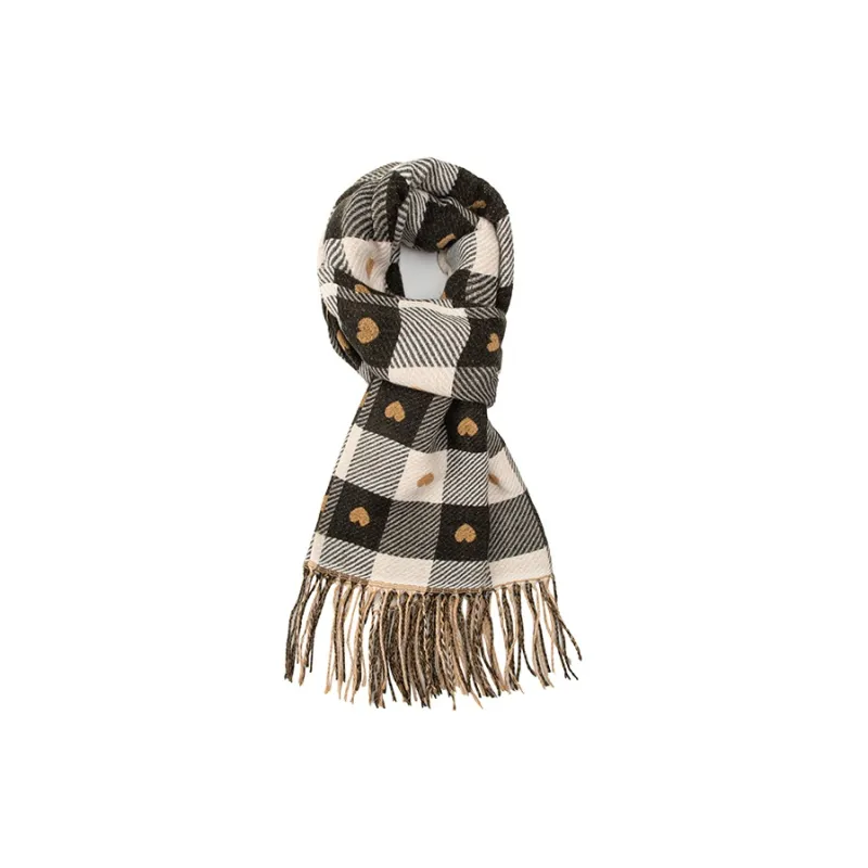 BAIJUAN Knit Scarves Unisex-2