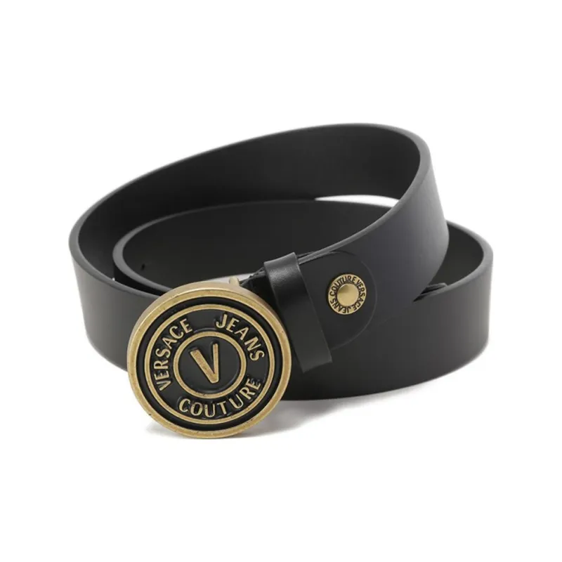 VERSACE JEANS COUTURE Logo buckle Leather Belt-3