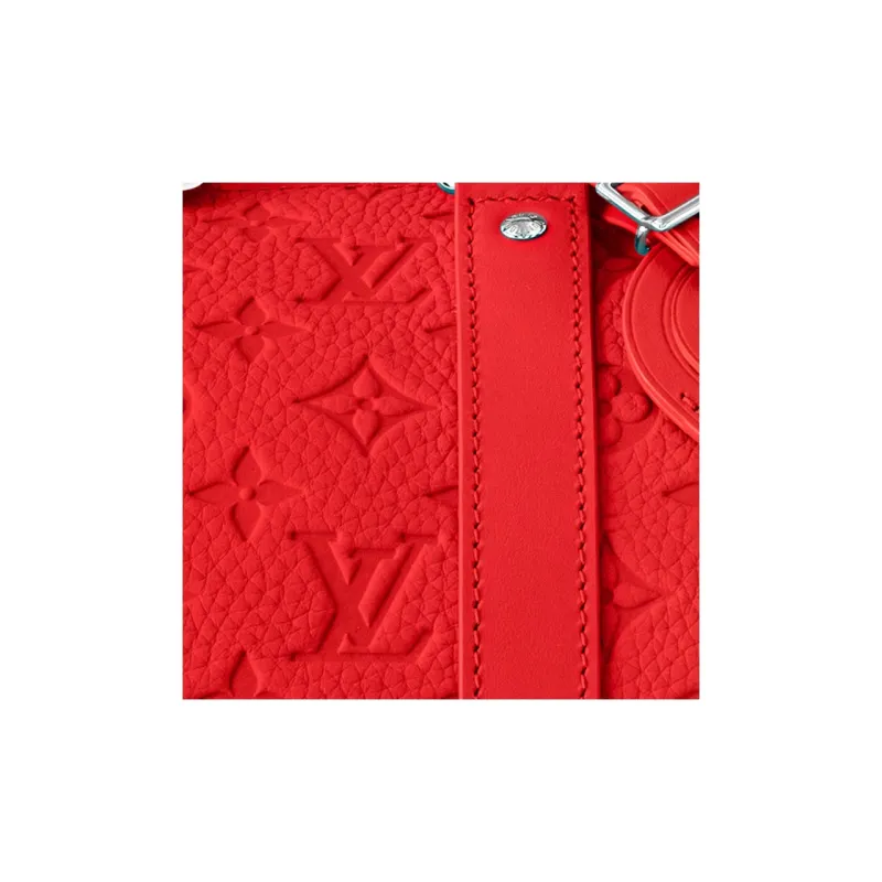 LOUIS VUITTON Keepall Bandouliere 50 Taurillon Colormania Red-5