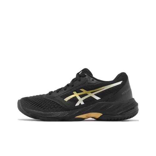 Asics Women's Netburner Ballistic FF 3 'Black Pure Gold'