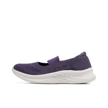 Mulinsen Cushioning Moisture-Wicking Height Increasing Lightweight Breathable Low-Top Casual Shoes Women's Purple