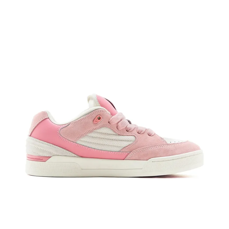 Vision Street Wear Savvy Puffy Shoes Low Top Skateboard Shoes Unisex Milkshake Pink-1