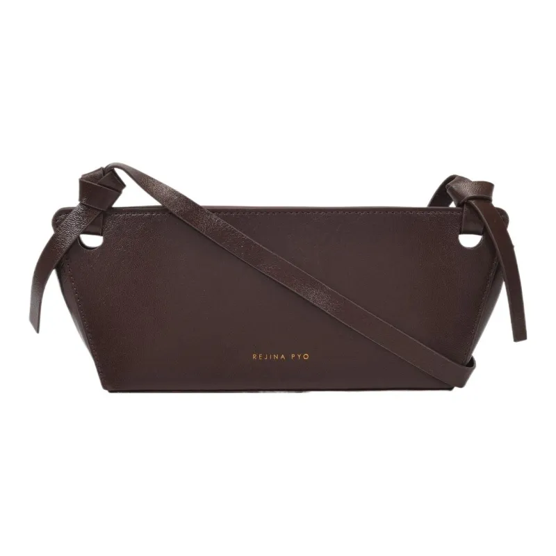REJINA PYO Lambskin Shoulder Bag Crossbody Bag Mini Women's Chestnut/Black Chocolate-0