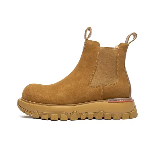 15 MINS Chelsea Boots Men Earth Yellow