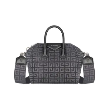 GIVENCHY Antigona Fabric Shoulder Bag Crossbody Bag Handbag Mini Women's Dark Gray