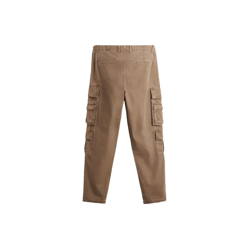 ZARA Cargo Pants Men Brown-1
