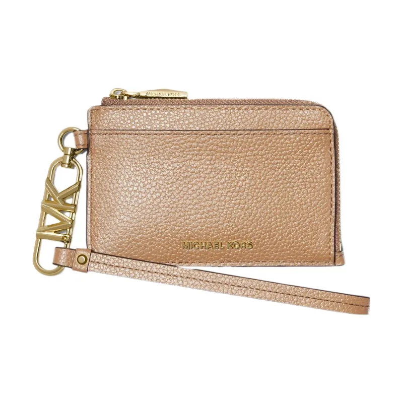 MICHAEL KORS Cow Leather Wallet Small Size Women's Camel-0