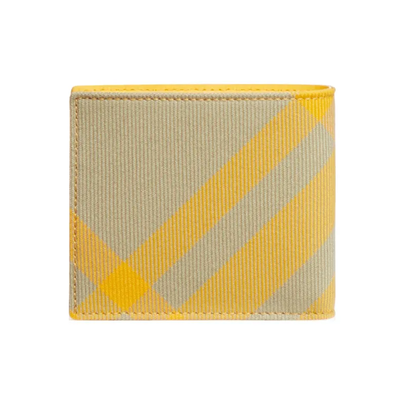 Burberry Polyester Coin Purse Wallet Women's Yellow-2